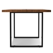 Pemberly Row Acacia Wood Modern Industrial Dining Table in Natural