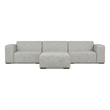 Pemberly Row 3-Seater Modular Sofa and Ottoman in Performance Fabric