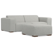 Pemberly Row 2-Seater Modular Sofa and Ottoman Set in Performance Fabric