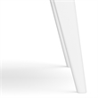 Pemberly Row Solid Hardwood Rectangle End Table with Drawer in White