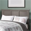Pemberly Row Queen Solid Wood Panel Headboard in Gray