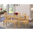 Pemberly Row 6-Piece Wood Kitchen Set in Oak