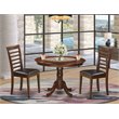 Pemberly Row 3-Piece Hartland Mahogany Dining Table and Chair Set