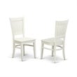 Pemberly Row 3-Piece Wood Kitchen Table Set in Linen White Finish