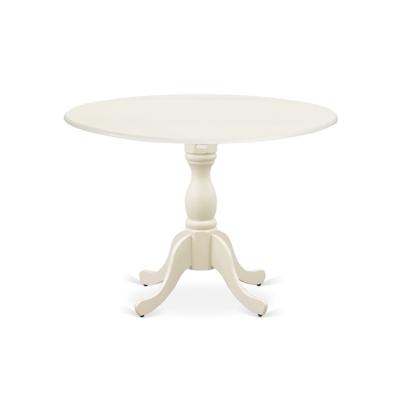 Pemberly Row 3-Piece Dining Set with Napoleon Back in Linen White