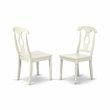 Pemberly Row 3-Piece Dining Set with Napoleon Back in Linen White