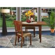 Pemberly Row Norfolk Wood 3-Piece Kitchen Set in Mahogany Finish