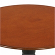 Pemberly Row 3-Piece Round Dining Set in Black and Cherry Finish
