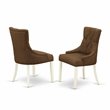 Pemberly Row Norfolk 3-Piece Dining Table Set in Linen White