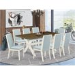Pemberly Row X-Style 9-Piece Acacia Wood Kitchen Set in Multi-Color Finish