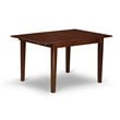 Pemberly Row 3-Piece Dining Table and Slatted Chairs in Mahogany