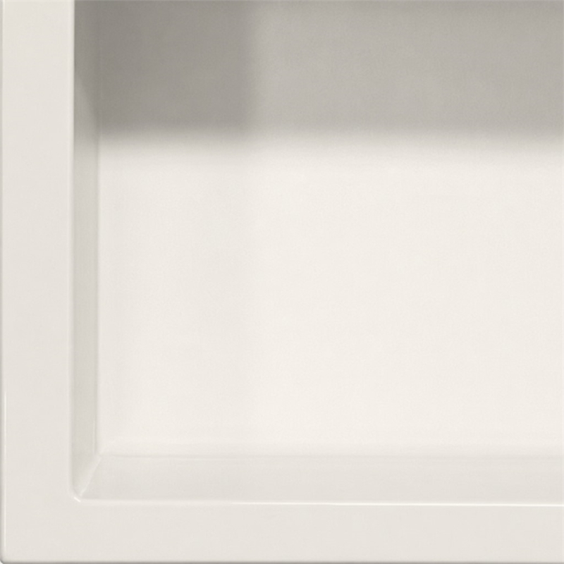 Pemberly Row Venice Rectangle Whirlpool Bathtub 60x32x22 in Biscuit