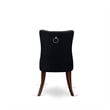 Pemberly Row 5-Piece Kitchen Table Set in Mahogany and Black