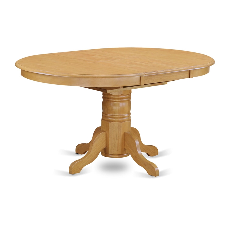 Pemberly Row 5-Piece Dining Set with Oak Finish Table and Chairs