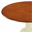 Pemberly Row Dublin Traditional Wood Dining Set in Cream/Cherry