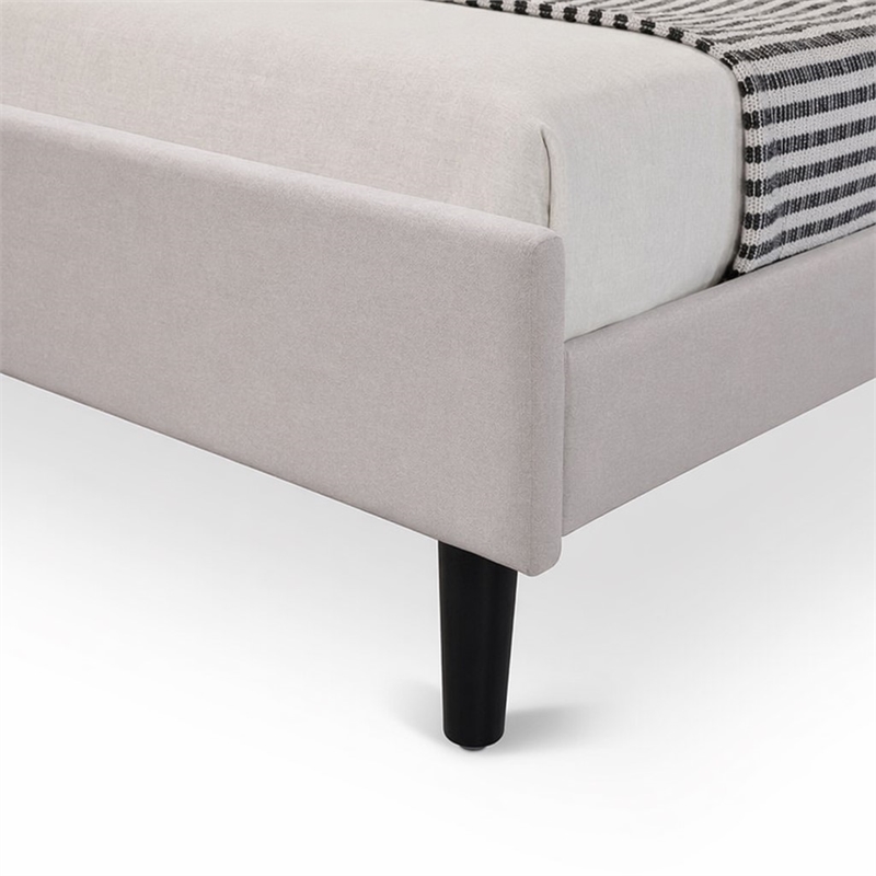 Pemberly Row 3-Piece King Bedroom Set with USB Nightstands in Mist Beige