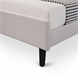Pemberly Row 3-Piece King Bedroom Set with USB Nightstands in Mist Beige
