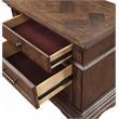Pemberly Row 4-Piece King Bedroom Set in Brushed Walnut Finish