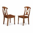 Pemberly Row 5-Piece Saddle Brown Wood Dining Table Set with Chairs
