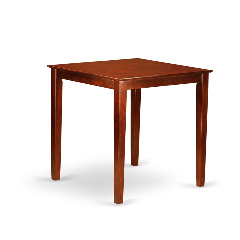 Pemberly Row 5-Piece Traditional Wood Dining Table Set in Brown