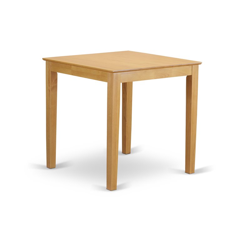 Pemberly Row 5-Piece Traditional Wood Dining Table Set in Oak