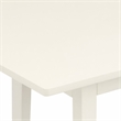 Pemberly Row 5-Piece Wood Kitchen Table Set in White with High-Back Chairs