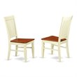 Pemberly Row 3-Piece Wood Dining Set in Buttermilk and Cherry Finish