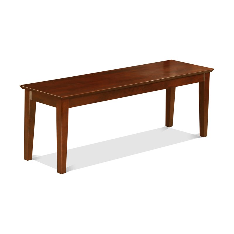 Pemberly Row 5-Piece Mahogany Dinette with Slatted Chairs and Extendable Table