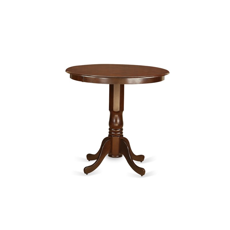 Pemberly Row 5-Piece Wood Dining Table and Chairs in Mahogany