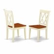 Pemberly Row 7-Piece Wood Dining Set with X-Back Chairs in Cherry Finish