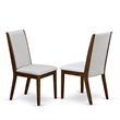 Pemberly Row 5-Piece Wooden Dining Set in Antique Walnut and Gray