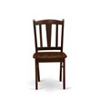 Pemberly Row 5-Piece Solid Wood Dining Set in Mahogany Finish