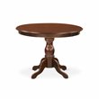 Pemberly Row 5-piece Mahogany Wood Dining Set with Panel Back Chairs