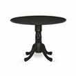 Pemberly Row 5-Piece Dining Table and Chair Set in Black Finish