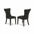 Pemberly Row 5-Piece Dining Table and Chair Set in Black Finish