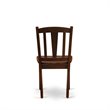 Pemberly Row 3-Piece Solid Wood Dining Set in Mahogany Finish