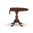 Pemberly Row 3-Piece Solid Wood Dining Set in Mahogany Finish