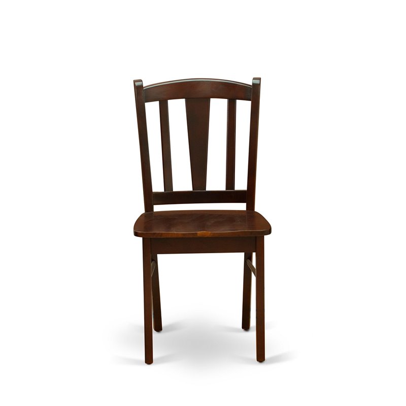 Pemberly Row 3-Piece Solid Wood Dining Set in Mahogany Finish