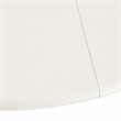Pemberly Row Round Table with Linen White Top and Black Pedestal