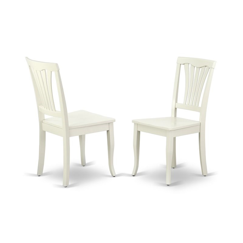 Pemberly Row 5-Piece Traditional Dining Set in White Linen Finish
