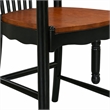 Pemberly Row 5-Piece Wood Dining Set with Round Drop-Leaf Table in Black Cherry