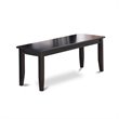 Pemberly Row 6-Piece Traditional Wood Dining Set in Black