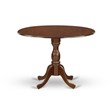 Pemberly Row 5-Piece Wood Dining Table Set with Mahogany Finish