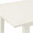 Pemberly Row Norfolk 3-Piece Wood Dining Set with Slatted Back in White