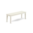 Pemberly Row 6-Piece Rubberwood Dining Table Set Linen White Light Gray