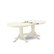 Pemberly Row 5-Piece Dining Set in Linen White/Platinum Gray