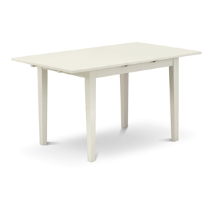 Pemberly Row 5-Piece Wood Dining Set with Linen White Finish