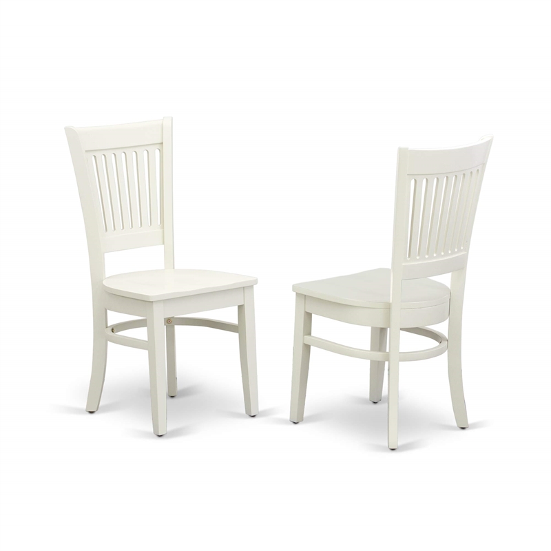 Pemberly Row 5-Piece Wood Dining Set with Linen White Finish