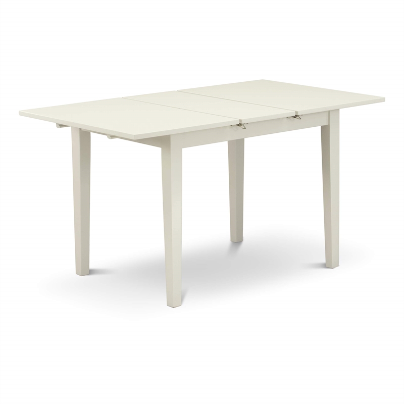 Pemberly Row 5-Piece Wood Dining Set with Linen White Finish