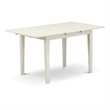 Pemberly Row 5-Piece Wood Dining Set with Linen White Finish